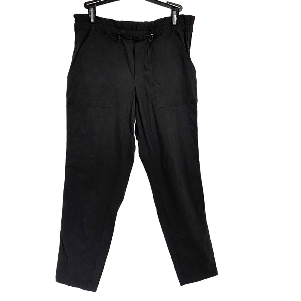 Athleta Trekkie‎ Paper Bag Black Pants Size 6
